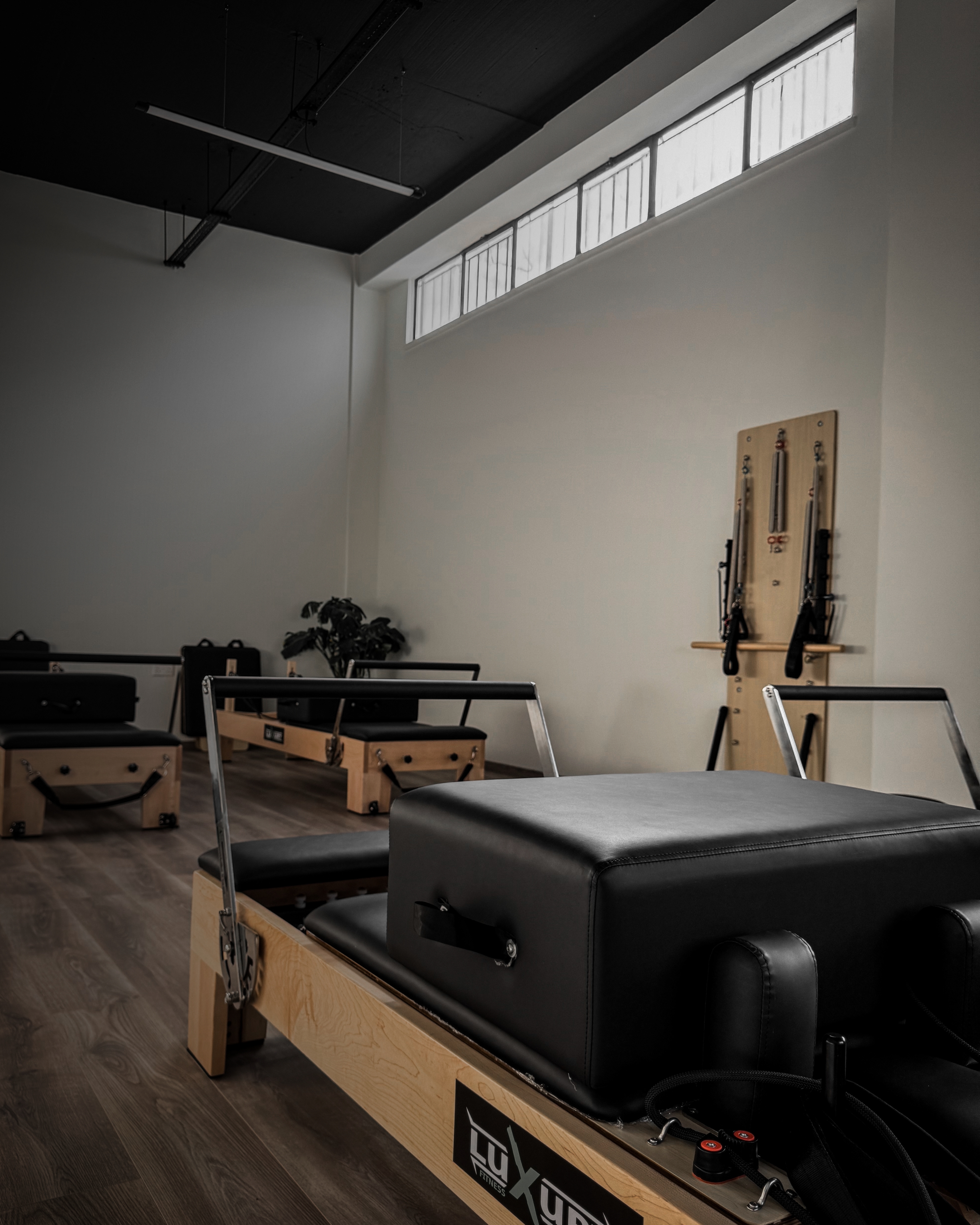 Reformer Pilates studio setup